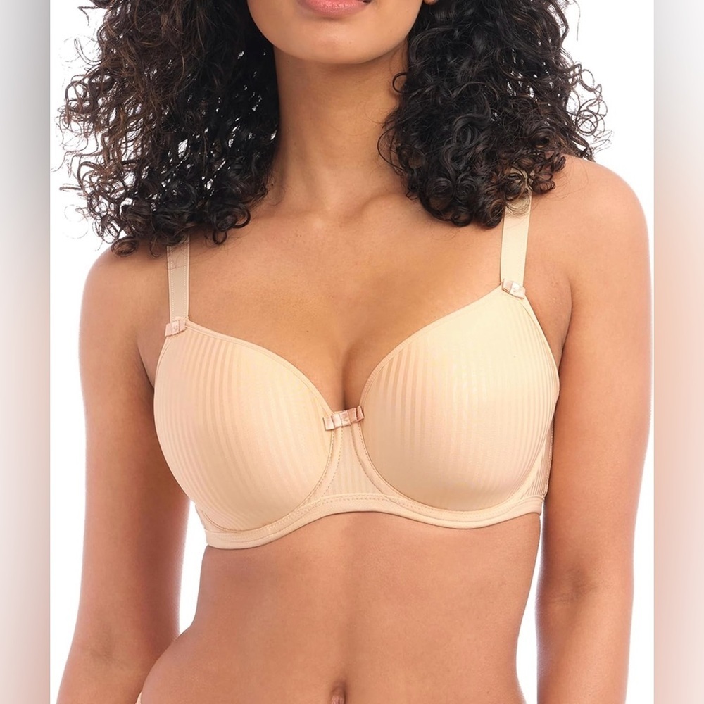 Freya Women's Idol Underwire Molded T-Shirt Bra, Nude, 32I